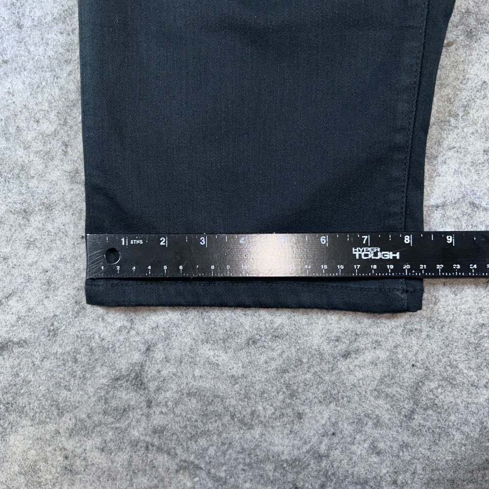 Isaac Mizrahi Live! Ankle Pants Women's 22W Black Button 5 Pocket Casual - Picture 4 of 10